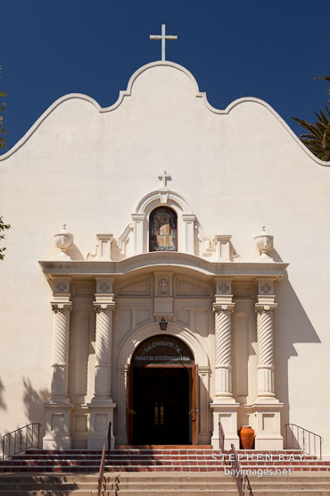 Front of the church of the Immaculate Conception. San Diego.