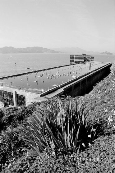 New Industries Building. Alcatraz, San Francisco, California.