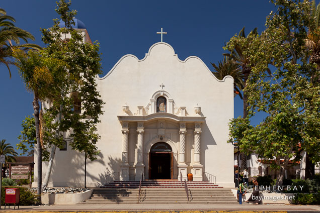 Catholic church of the Immaculate Conception. Old Town, San Diego.