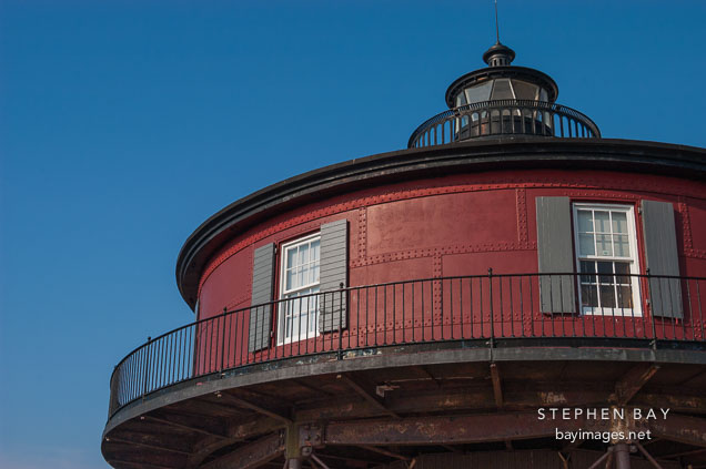 Seven Foot Knoll Lighthouse. Baltimore, Maryland, USA.