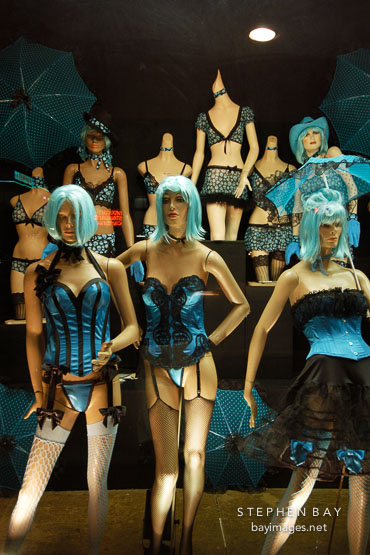 Store display at Trashy Lingerie. Los Angeles, California, USA.