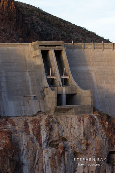 Theodore Roosevelt Dam. Apache Trail, Arizona, USA.