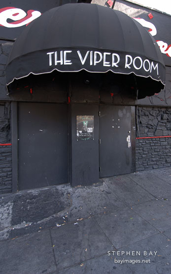 The Viper Room. Sunset Boulevard, Los Angeles, California, USA