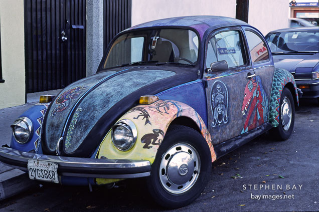 Artist's Volkswagen Bug. Los Angeles, California.