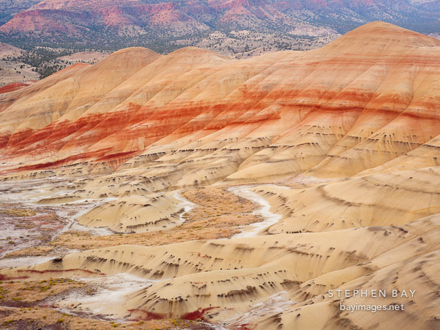 Painted Hills at the John Day Fossil Beds. Oregon.