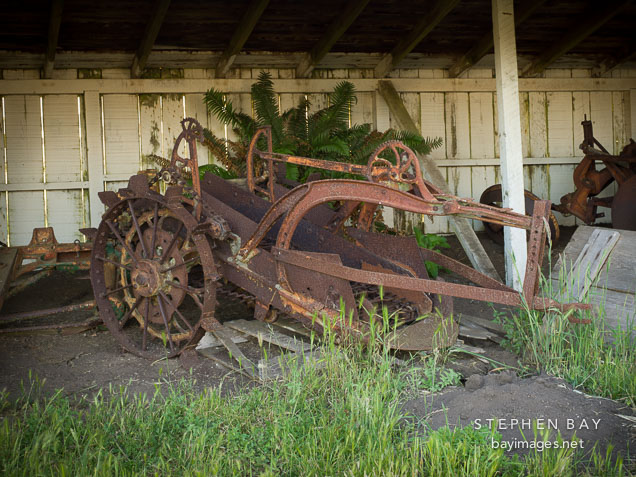 Plough at Pierce Point Ranch. Point Reyes, California.
