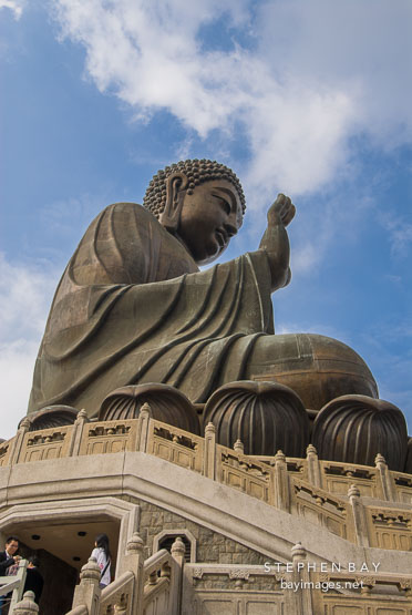 Tian Tan Buddha. Lantau Island, Hong Kong, China.