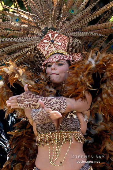 Carnaval's grand parade. San Francisco, California, USA.