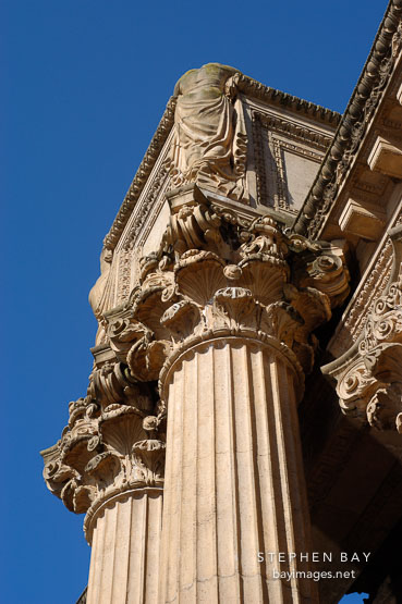 Palace of Fine Arts. San Francisco, California, USA.