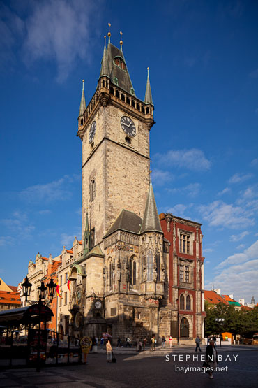 Old Town Hall Tower. Prague, Czech Republic.