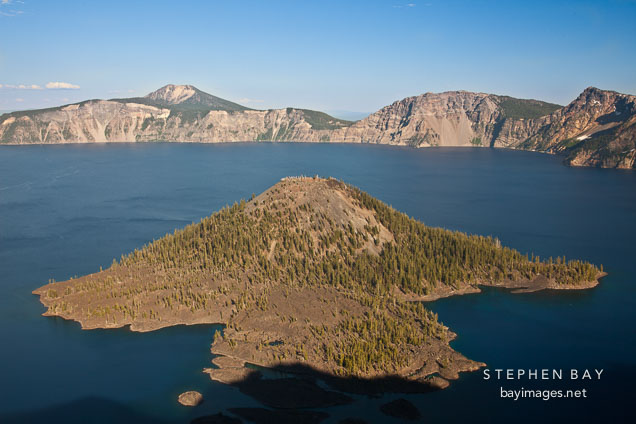 Wizard island. Crater Lake, Oregon.