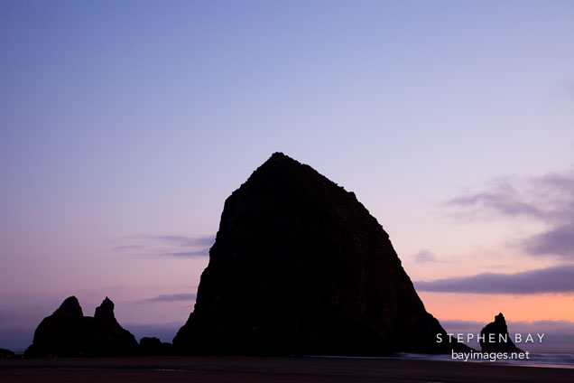Haystack rock, Cannon Beach, Oregon.
