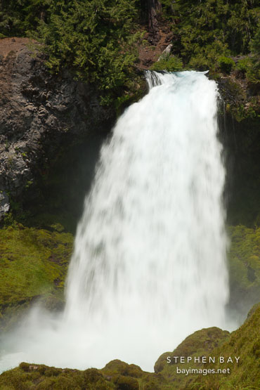 Sahalie Falls in Willamette National Forest. Oregon.