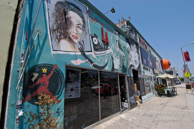 Melrose Avenue. Los Angeles, California, USA.