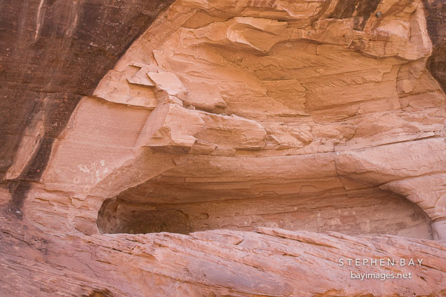 Pictographs and alcove. Canyon de Chelly NM, Arizona.