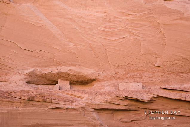 Ledge Ruin in Canyon del Muerto. Canyon de Chelly NM, Arizona.