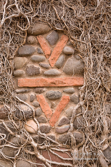 V-bar-V Ranch symbol. Arizona, USA.