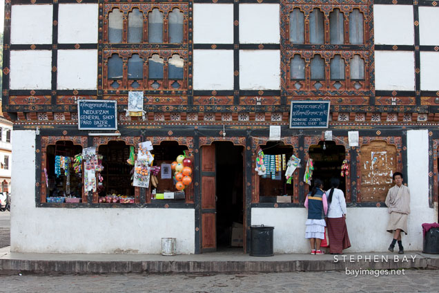 General shop in Paro, Bhutan.