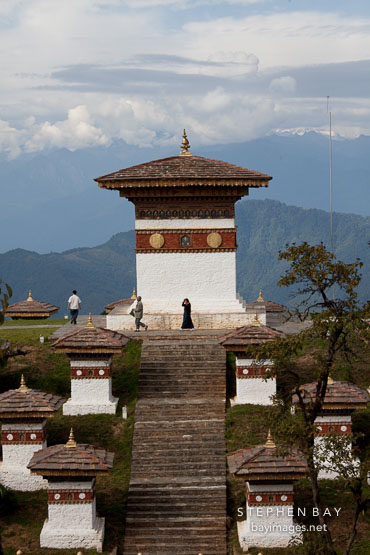 Druk Wangyal Chorten (108 Chorten) in Dochu La.