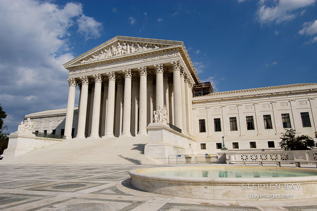 The U.S. Supreme Court. Washington, D.C., USA.