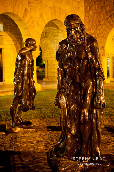 Auguste Rodin's Burgers of Calais. Stanford University, California.