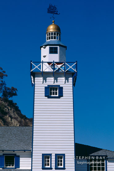 Miniature lighthouse. Avalon, Catalina Island, California.