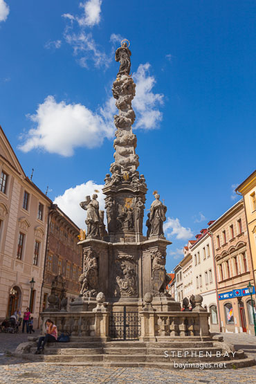 Plague column. Kutna Hora, Czech Republic