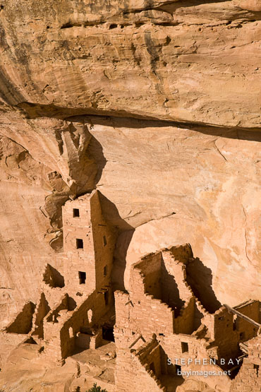 Square Tower House in the afternoon light. Mesa Verde NP, Colorado.