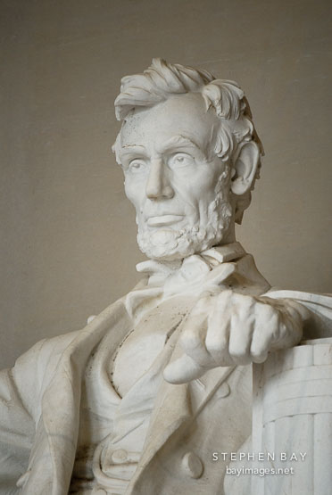 Abraham Lincoln. Lincoln Memorial, Washington, D.C., USA.