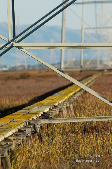 Boardwalk at the Palo Alto Baylands. California, USA.