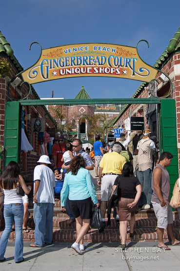 Gingerbread Court. Venice, California, USA.