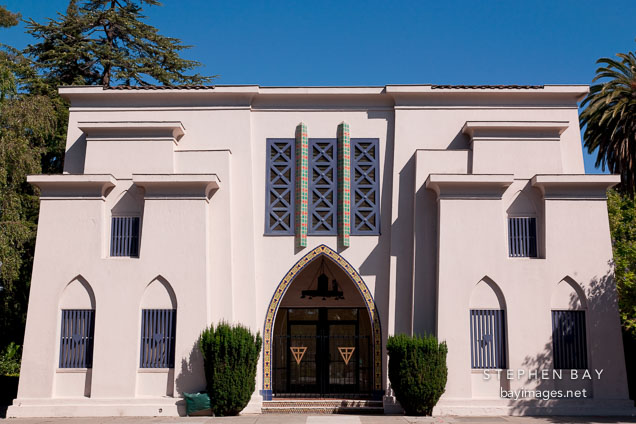 Francis Bacon building at Rosicrucian Park. San Jose, California.