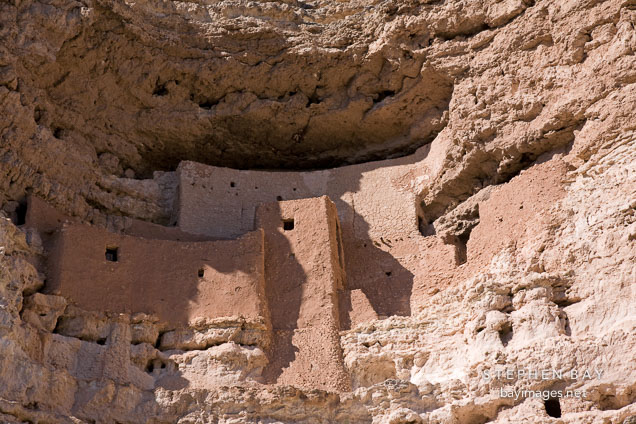Montezuma Castle was built by Pre-Columbian Sinagua people. Arizona, USA.