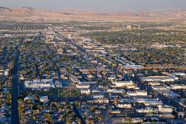 Urban sprawl Las Vegas, Nevada, USA.