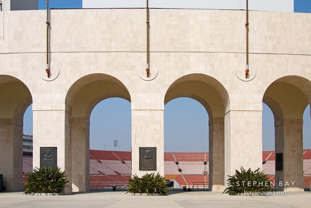 Los Angeles Memorial Coliseum. Exposition park, Los Angeles, California, USA.