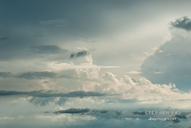 Clouds over Monteverde, Costa Rica.