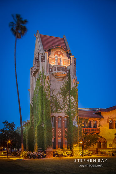 Tower Hall at San Jose State University.