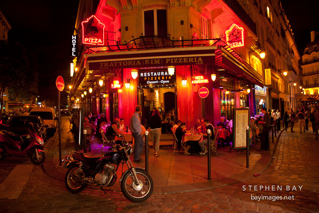 Photo: Restaurant in the Latin Quarter. Paris, France.