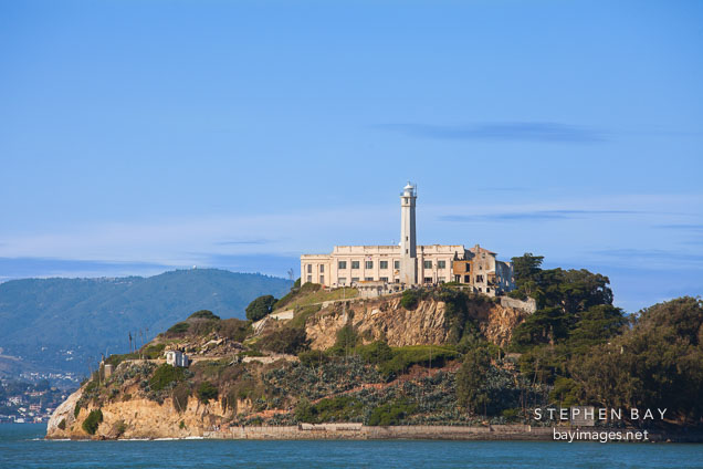 The Rock, Alcatraz Island. San Francisco Bay, California.