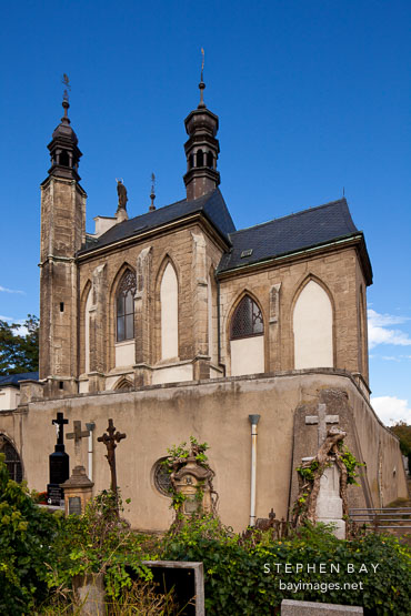 Roman Catholic chapel containing the Sedlec ossuary. Kutna Hora, Czech Republic.