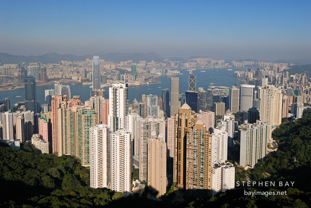 View from Victoria Peak. Hong Kong, China
