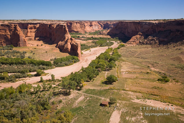 Navajo home. Canyon de Chelly, Arizona.