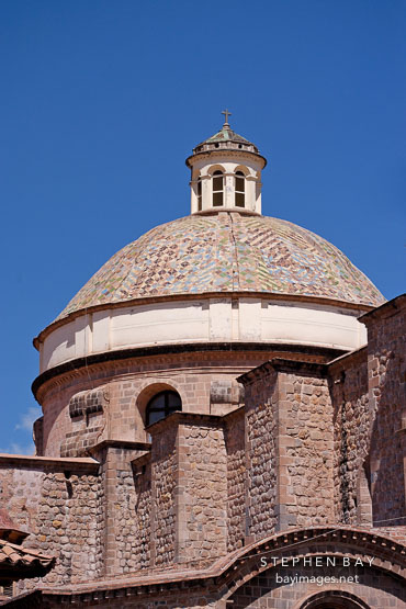 Rotunda of The Church of the Company of Jesus. La Compania de Jesus. Cusco, Peru.