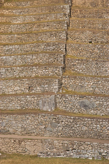Terraces. Machu Picchu, Peru.