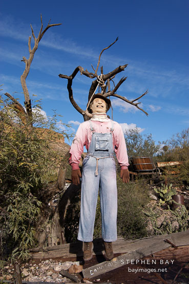 Hanging Effigy. Tortilla Flat, Arizona, USA.