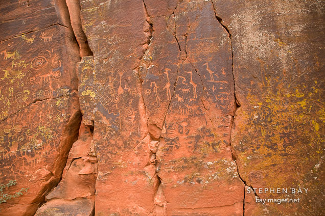 Petroglyphs. V-Bar-V Ranch, Arizona, USA.