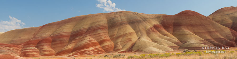 Panorama of the Painted Hills. John Day Fossil Beds, Oregon.