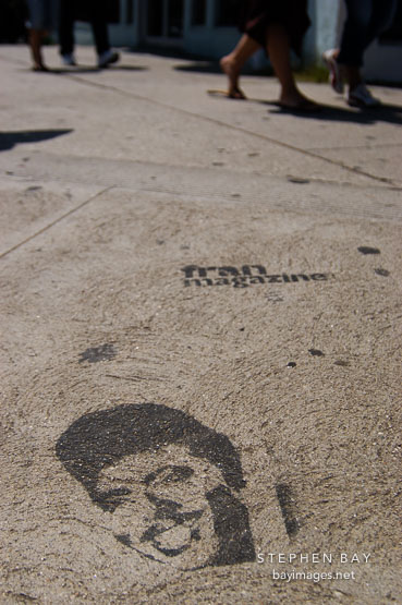 Little Richard. Melrose avenue, Los Angeles, California, USA.