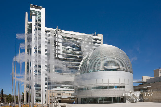 City Hall with Waterscape sculpture. San Jose, California.