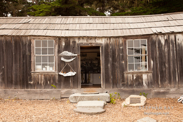 Whaler's cabin. Point Lobos, California.